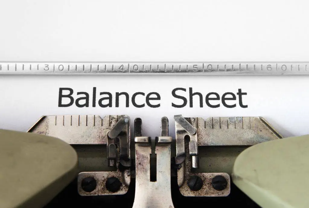 Balance Sheet Wareford Business Solutions